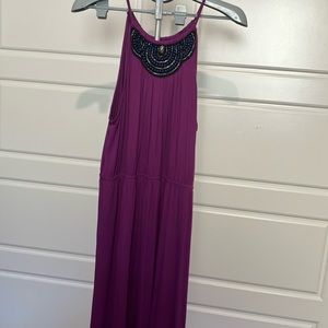 Lane Bryant beaded front elastic waist NWT